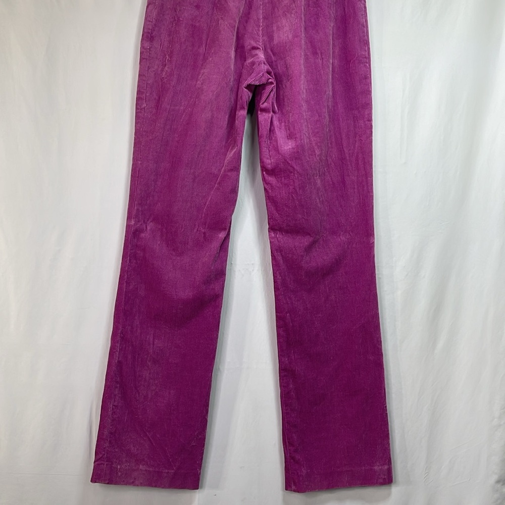 ๐ช Ralph Lauren bright pink orchid corduroy flat front trousers - Picture 6 of 7